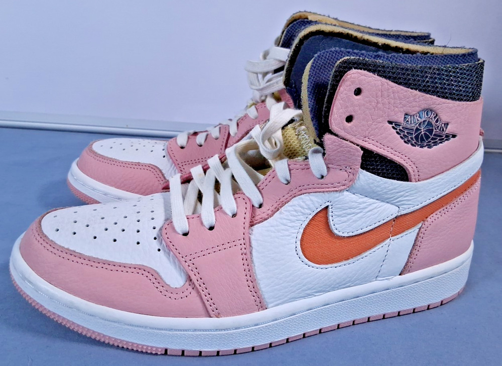Nike Air Jordan 1 High Zoom CMFT Pink Glaze Womens Shoes CT0979-601 Size 7.5 - Picture 1 of 16